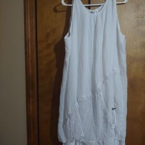India Boutique White Dress One Size